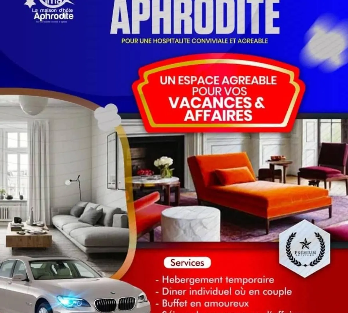 Habitación en casa particular La Maison D'Hote Aphrodite Viviers